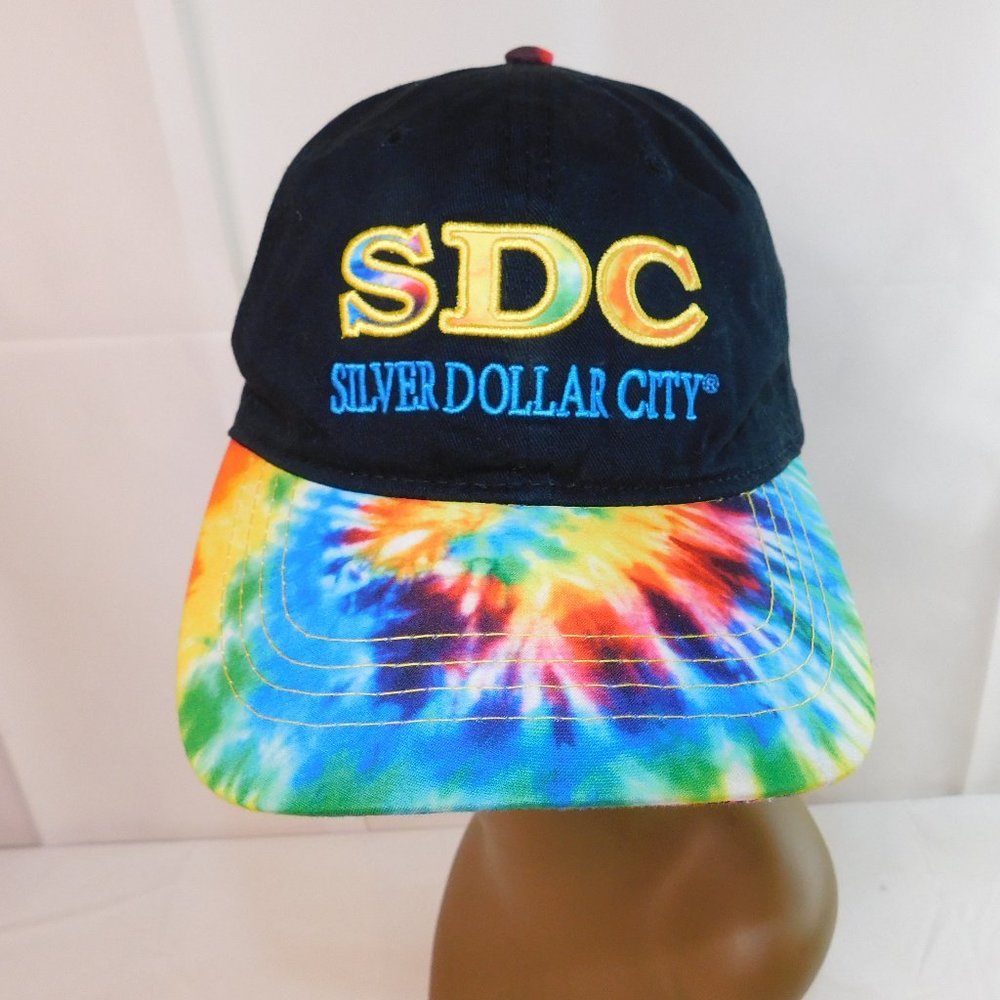 SDC Silver Dollar City Tie Dye Adjustable Hat Cap Branson, Missouri Vacation
